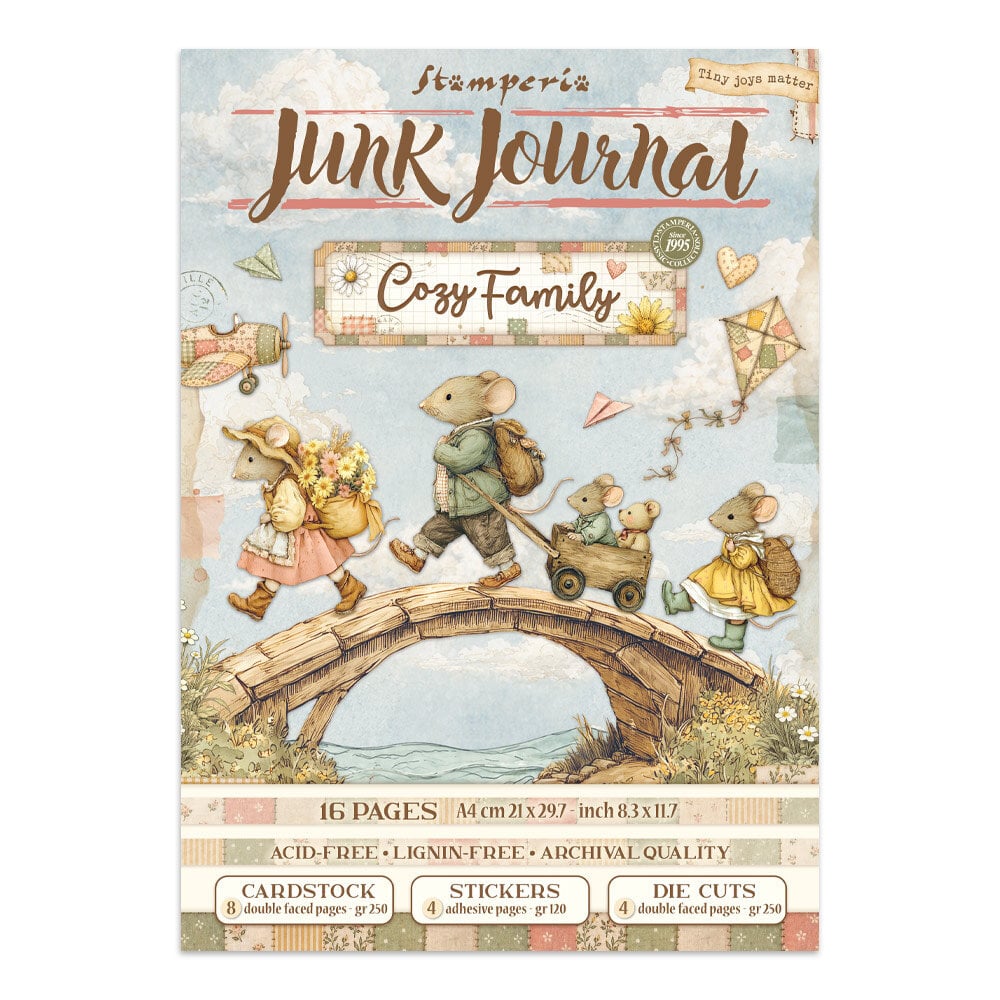 Stamperia Cozy Family Junk Journal (SBJK32) Stamperia Cozy Family Junk Journal (SBJK32)