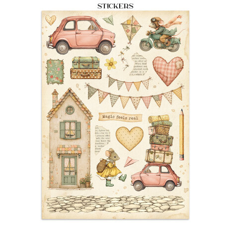 Stamperia Cozy Family Junk Journal (SBJK32) Stamperia Cozy Family Junk Journal (SBJK32)