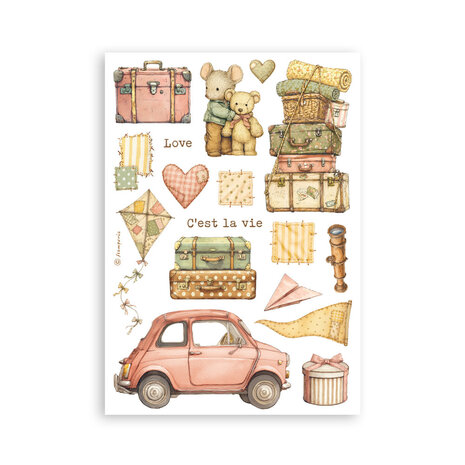 Stamperia Cozy Family A5 Washi Pad (SBW38) Stamperia Cozy Family A5 Washi Pad (SBW38)