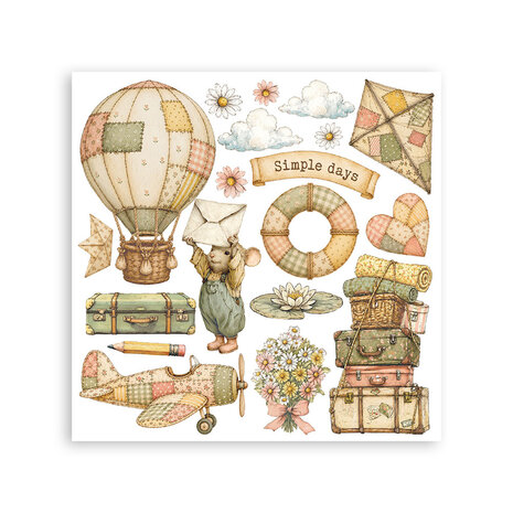 Stamperia Cozy Family 6x6 Inch Rub-On Assortment (DFLRBX25) Stamperia Cozy Family 6x6 Inch Rub-On Assortment (DFLRBX25)