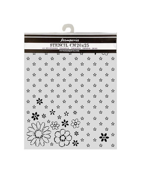 Stamperia Cozy Family Thick Stencils 20x25cm Together Pattern (KSTD223) Stamperia Cozy Family Thick Stencils 20x25cm Together Pattern (KSTD223)