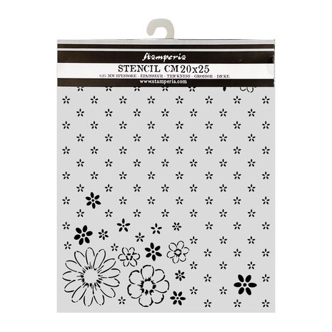 Stamperia Cozy Family Thick Stencils 20x25cm Together Pattern (KSTD223) Stamperia Cozy Family Thick Stencils 20x25cm Together Pattern (KSTD223)