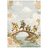 Stamperia Cozy Family A6 Mini Rice paper (DFSA6X14) Stamperia Cozy Family A6 Mini Rice paper (DFSA6X14)