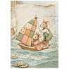 Stamperia Cozy Family A6 Mini Rice paper (DFSA6X14) Stamperia Cozy Family A6 Mini Rice paper (DFSA6X14)