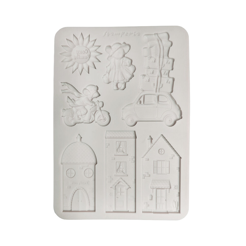 Stamperia Cozy Family A5 Silicon Mould Birds (KACMA624)