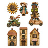 Stamperia Cozy Family A5 Silicon Mould Birds (KACMA624)