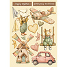 Stamperia Cozy Family Wooden Shapes A5 (KLSP210) Stamperia Cozy Family Wooden Shapes A5 (KLSP210)