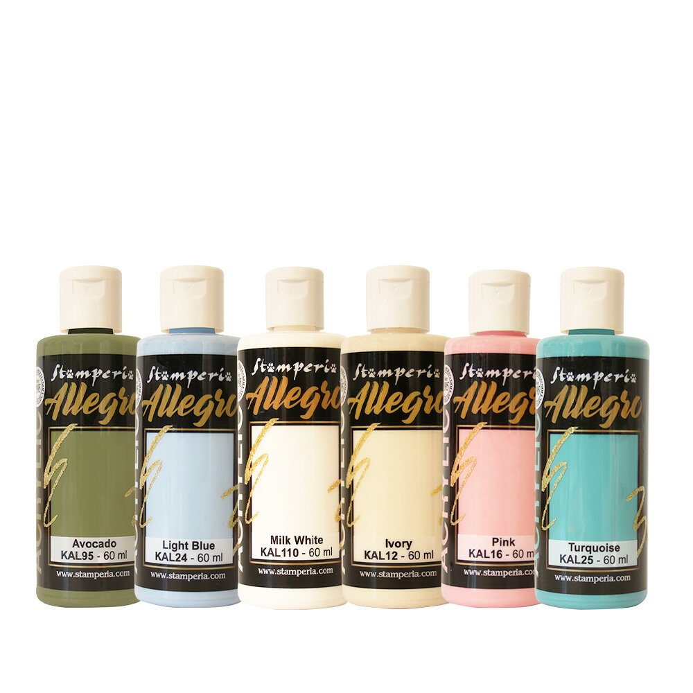 Stamperia Cozy Family Allegro Paint Kit (KALKIT78) Stamperia Cozy Family Allegro Paint Kit (KALKIT78)