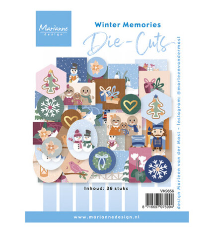Marianne Design PRE-ORDER Die-cuts Winter Memories (VK9656) Marianne Design PRE-ORDER Die-cuts Winter Memories (VK9656)