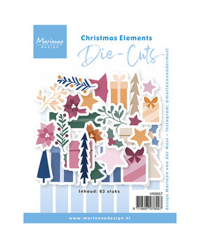 Marianne Design PRE-ORDER Die-cuts Christmas Elements (VK9657) Marianne Design PRE-ORDER Die-cuts Christmas Elements (VK9657)
