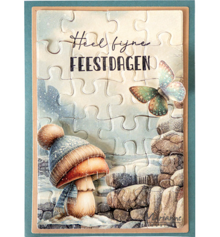 Marianne Design PRE-ORDER Craftables Puzzle A6 (CR1746) Marianne Design PRE-ORDER Craftables Puzzle A6 (CR1746)