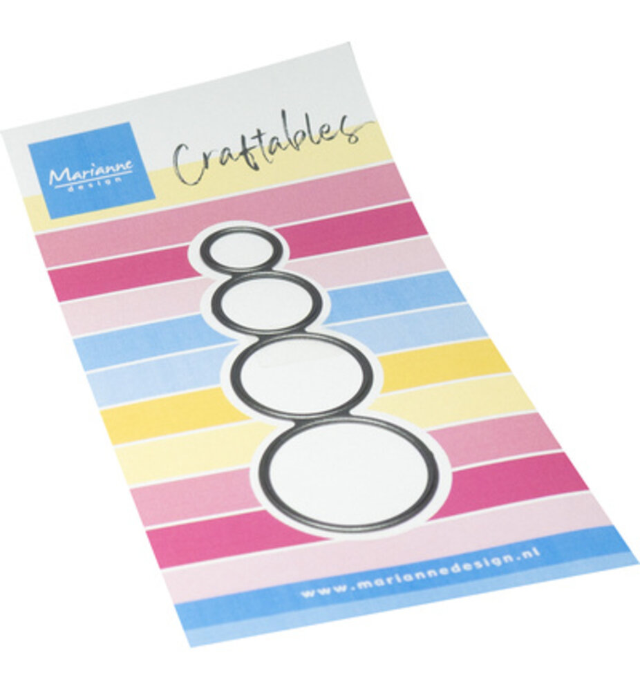 Marianne Design PRE-ORDER Craftables Mini's Circles (CR1749) Marianne Design PRE-ORDER Craftables Mini's Circles (CR1749)