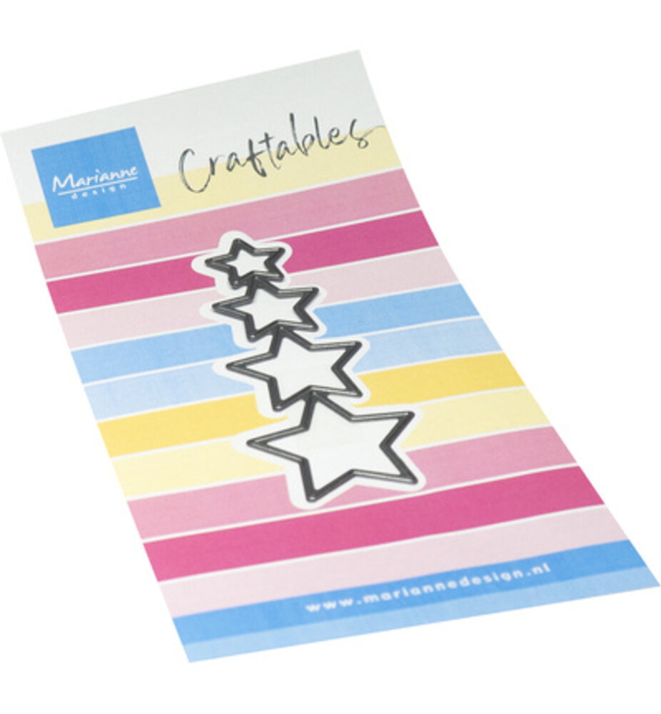 Marianne Design PRE-ORDER Craftables Mini's Stars (CR1750) Marianne Design PRE-ORDER Craftables Mini's Stars (CR1750)