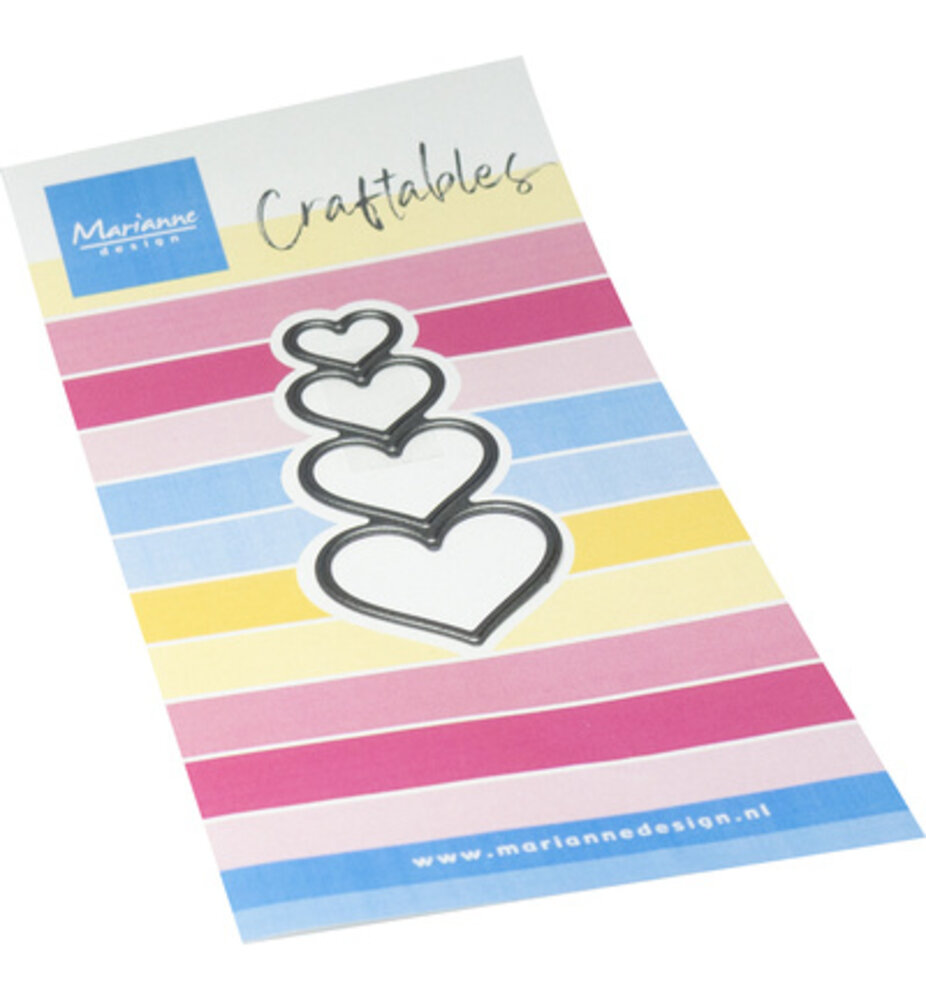 Marianne Design PRE-ORDER Craftables Mini's Hearts (CR1751) Marianne Design PRE-ORDER Craftables Mini's Hearts (CR1751)