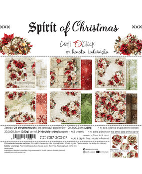 Craft O'Clock PRE-ORDER Spirit Of Christmas 8x8 Inch Paper Set (CC-C87-SCS-07) Craft O'Clock PRE-ORDER Spirit Of Christmas 8x8 Inch Paper Set (CC-C87-SCS-07)