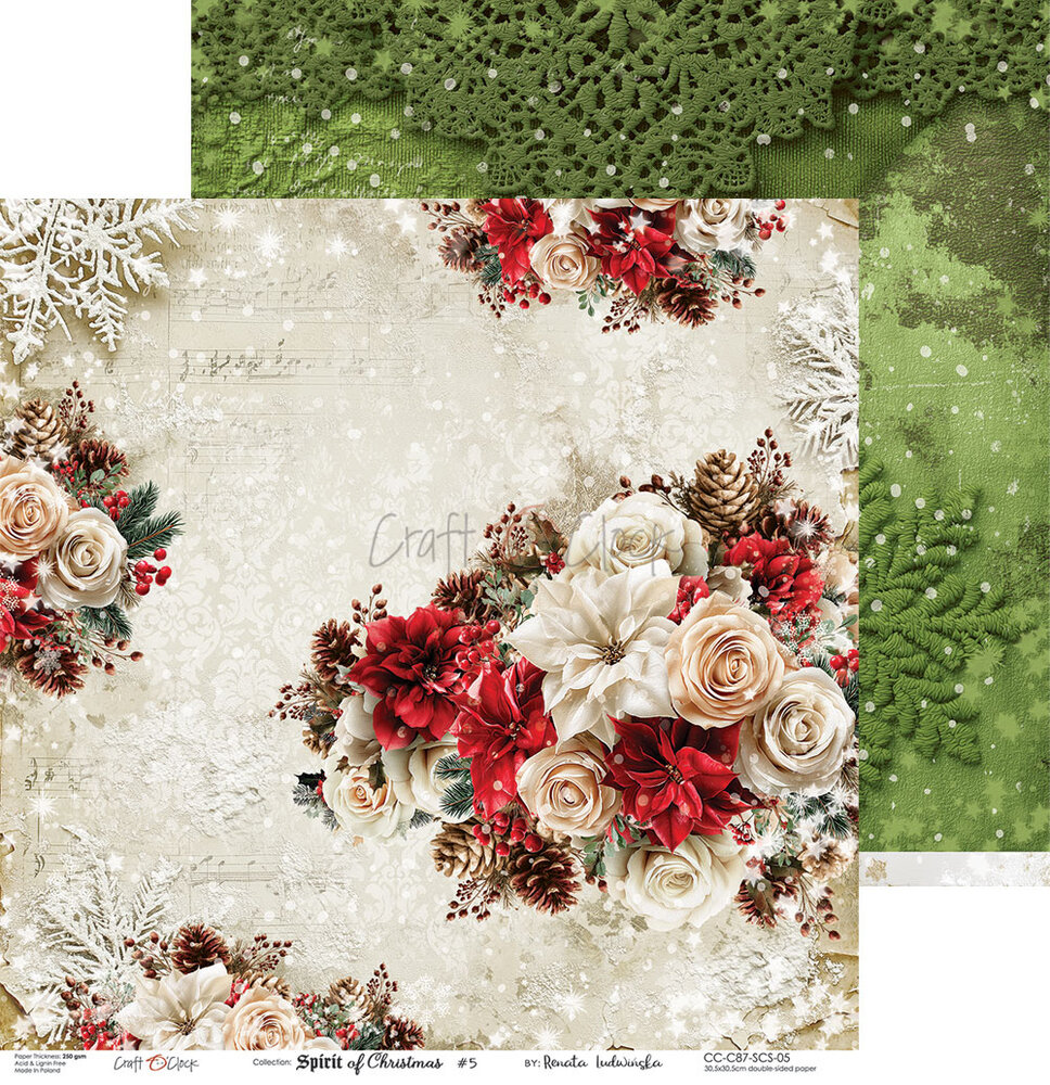 Craft O'Clock PRE-ORDER Spirit Of Christmas 8x8 Inch Paper Set (CC-C87-SCS-07) Craft O'Clock PRE-ORDER Spirit Of Christmas 8x8 Inch Paper Set (CC-C87-SCS-07)