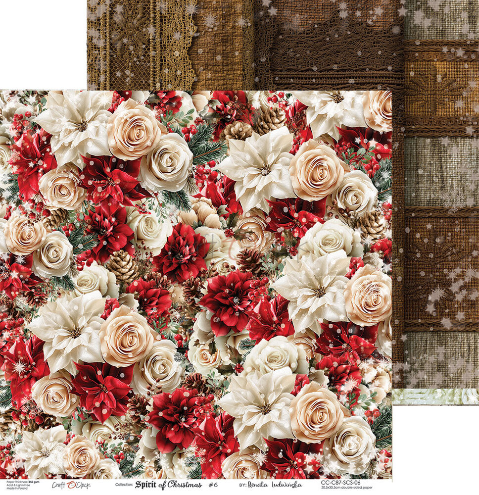 Craft O'Clock PRE-ORDER Spirit Of Christmas 8x8 Inch Paper Set (CC-C87-SCS-07) Craft O'Clock PRE-ORDER Spirit Of Christmas 8x8 Inch Paper Set (CC-C87-SCS-07)