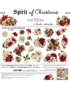 Craft O'Clock PRE-ORDER Spirit Of Christmas 12x12 Inch Extras Set Flowers (CC-C87-SCS-14) Craft O'Clock PRE-ORDER Spirit Of Christmas 12x12 Inch Extras Set Flowers (CC-C87-SCS-14)