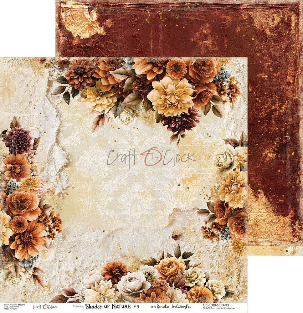 Craft O'Clock PRE-ORDER Shades Of Nature 12x12 Inch Paper Set (CC-C88-SON-00) Craft O'Clock PRE-ORDER Shades Of Nature 12x12 Inch Paper Set (CC-C88-SON-00)