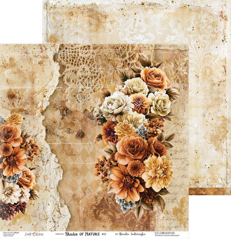Craft O'Clock PRE-ORDER Shades Of Nature 8x8 Inch Paper Set (CC-C88-SON-07) Craft O'Clock PRE-ORDER Shades Of Nature 8x8 Inch Paper Set (CC-C88-SON-07)