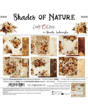 Craft O'Clock PRE-ORDER Shades Of Nature 6x6 Inch Paper Set (CC-C88-SON-10) Craft O'Clock PRE-ORDER Shades Of Nature 6x6 Inch Paper Set (CC-C88-SON-10)