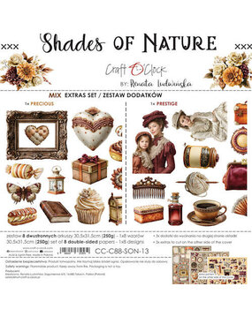Craft O'Clock PRE-ORDER Shades Of Nature 12x12 Inch Extras Set Mix (CC-C88-SON-13) Craft O'Clock PRE-ORDER Shades Of Nature 12x12 Inch Extras Set Mix (CC-C88-SON-13)