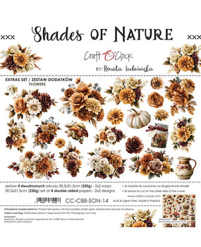 Craft O'Clock PRE-ORDER Shades Of Nature 12x12 Inch Extras Set Flowers (CC-C88-SON-14) Craft O'Clock PRE-ORDER Shades Of Nature 12x12 Inch Extras Set Flowers (CC-C88-SON-14)