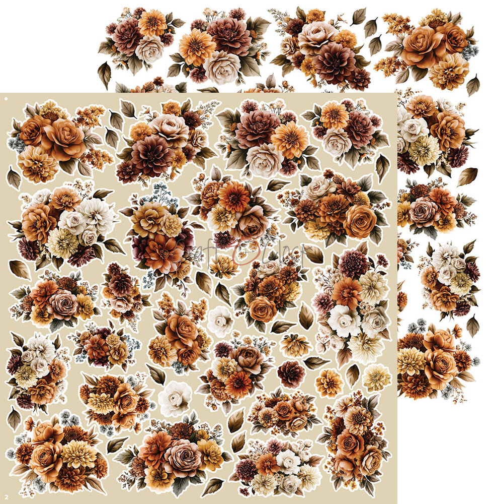 Craft O'Clock PRE-ORDER Shades Of Nature 12x12 Inch Extras Set Flowers (CC-C88-SON-14) Craft O'Clock PRE-ORDER Shades Of Nature 12x12 Inch Extras Set Flowers (CC-C88-SON-14)