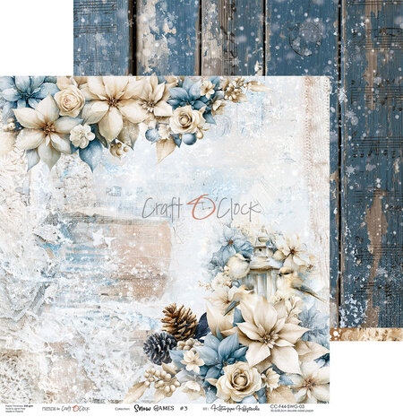 Craft O'Clock PRE-ORDER Snow Games 12x12 Inch Paper Set (CC-F44-SWG-00) Craft O'Clock PRE-ORDER Snow Games 12x12 Inch Paper Set (CC-F44-SWG-00)
