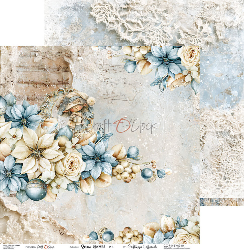Craft O'Clock PRE-ORDER Snow Games 8x8 Inch Paper Set (CC-F44-SWG-07) Craft O'Clock PRE-ORDER Snow Games 8x8 Inch Paper Set (CC-F44-SWG-07)