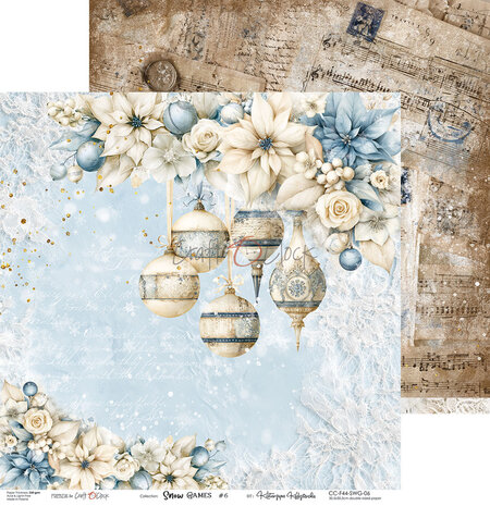 Craft O'Clock PRE-ORDER Snow Games 8x8 Inch Paper Set (CC-F44-SWG-07) Craft O'Clock PRE-ORDER Snow Games 8x8 Inch Paper Set (CC-F44-SWG-07)