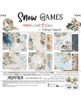 Craft O'Clock PRE-ORDER Snow Games 6x6 Inch Paper Set (CC-F44-SWG-10) Craft O'Clock PRE-ORDER Snow Games 6x6 Inch Paper Set (CC-F44-SWG-10)