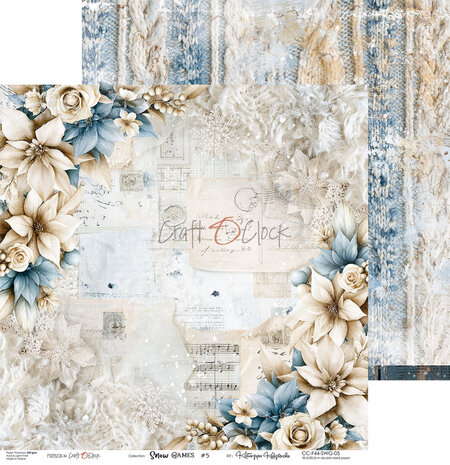 Craft O'Clock PRE-ORDER Snow Games 6x6 Inch Paper Set (CC-F44-SWG-10) Craft O'Clock PRE-ORDER Snow Games 6x6 Inch Paper Set (CC-F44-SWG-10)
