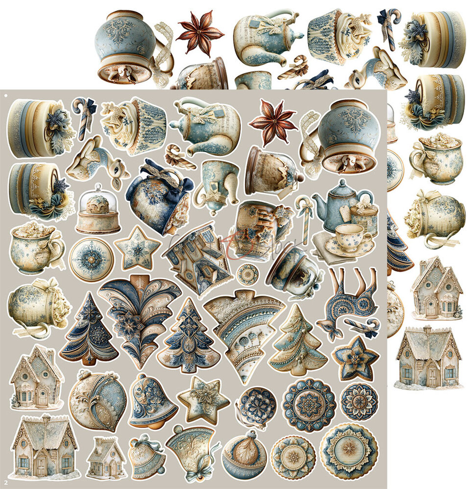 Craft O'Clock Snow Games 12x12 Inch Extras Set Festive (CC-F44-SWG-11) Craft O'Clock Snow Games 12x12 Inch Extras Set Festive (CC-F44-SWG-11)
