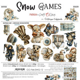 Craft O'Clock PRE-ORDER Snow Games 12x12 Inch Extras Set Winter (CC-F44-SWG-12)