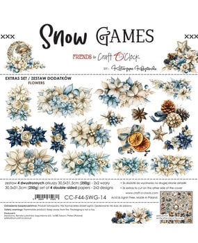 Craft O'Clock PRE-ORDER Snow Games 12x12 Inch Extras Set Flowers (CC-F44-SWG-14) Craft O'Clock PRE-ORDER Snow Games 12x12 Inch Extras Set Flowers (CC-F44-SWG-14)
