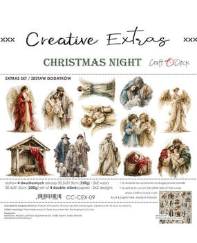 Craft O'Clock PRE-ORDER Creative Extras Set 12x12 Inch Christmas Night (CC-CEX-09) Craft O'Clock PRE-ORDER Creative Extras Set 12x12 Inch Christmas Night (CC-CEX-09)