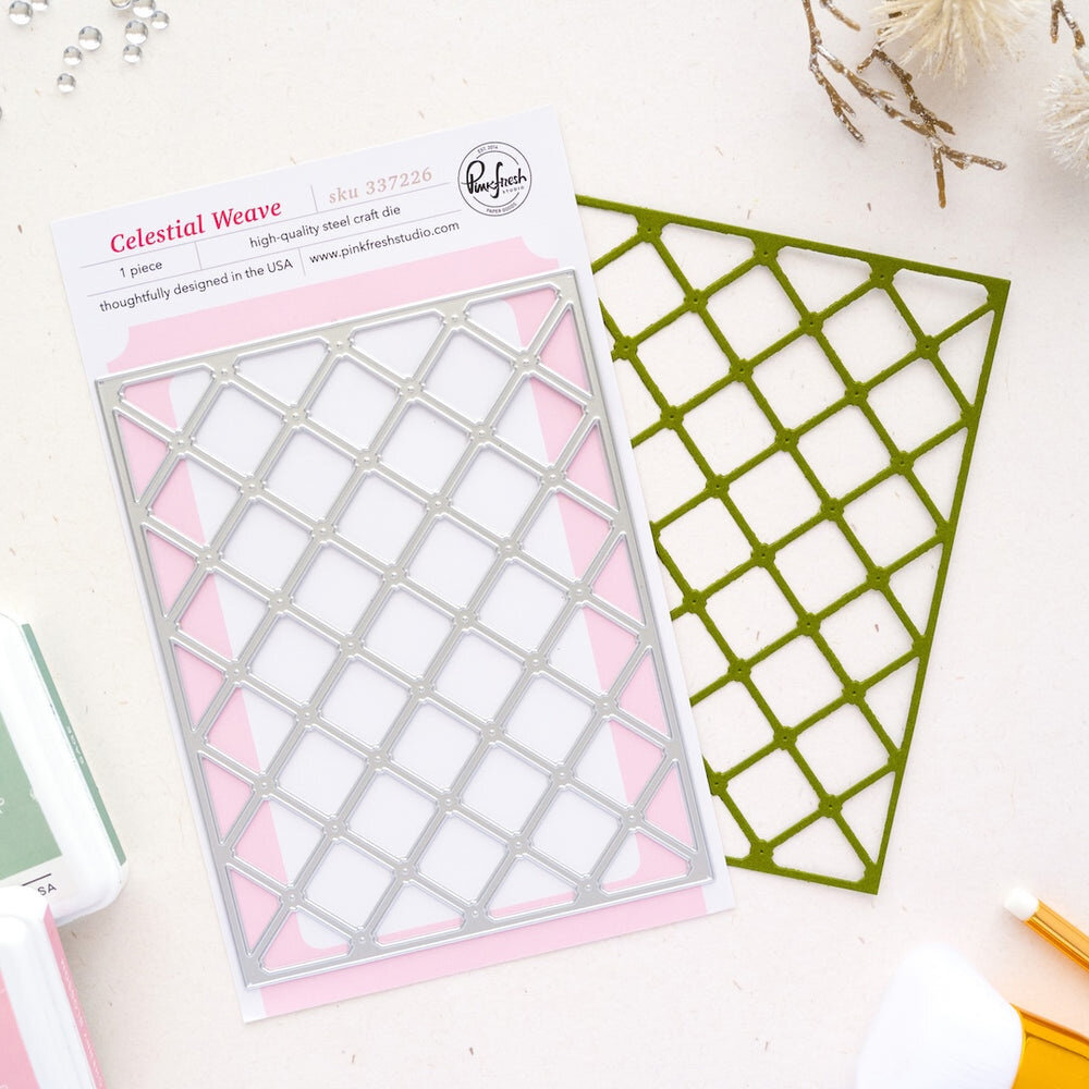 Pinkfresh Studio PRE-ORDER Season of Wonder Coverplate Die Celestial Weave (337226) Pinkfresh Studio PRE-ORDER Season of Wonder Coverplate Die Celestial Weave (337226)