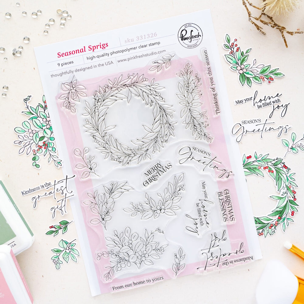 Pinkfresh Studio PRE-ORDER Season of Wonder Stamp Seasonal Sprigs (331326) Pinkfresh Studio PRE-ORDER Season of Wonder Stamp Seasonal Sprigs (331326)