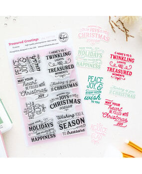 Pinkfresh Studio PRE-ORDER Season of Wonder Stamp Treasured Greetings (337726) Pinkfresh Studio PRE-ORDER Season of Wonder Stamp Treasured Greetings (337726)