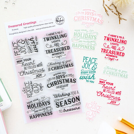 Pinkfresh Studio PRE-ORDER Season of Wonder Stamp Treasured Greetings (337726) Pinkfresh Studio PRE-ORDER Season of Wonder Stamp Treasured Greetings (337726)