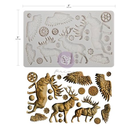 Prima Marketing Inc Finnabair Forest Spirits 5x8 Inch Decor Moulds (951559)