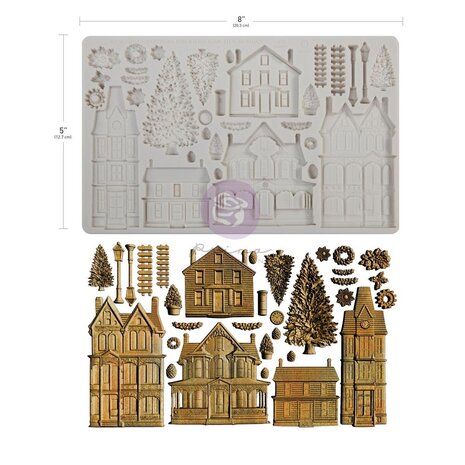 Prima Marketing Inc Finnabair Winter Town 5x8 Inch Decor Moulds (951825) Prima Marketing Inc Finnabair Winter Town 5x8 Inch Decor Moulds (951825)
