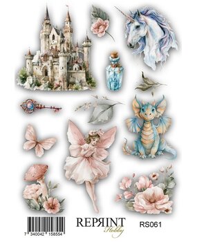 Reprint Hidden Magic 10x16cm Stickers (RS061)