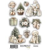 Reprint Cozy Christmas 10x16cm Stickers (RS059)