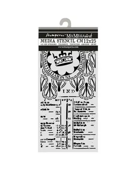 Stamperia Our Way Thick Stencils 12x25cm Crown (KSTDL180)