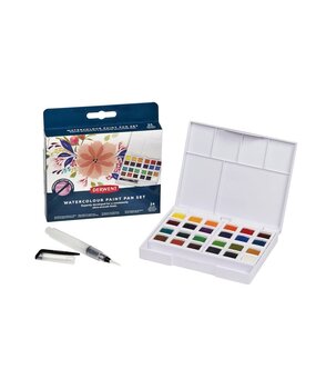 Derwent Watercolour Paint Pan Set with 24 Pans (DWP2306260) Derwent Watercolour Paint Pan Set with 24 Pans (DWP2306260)