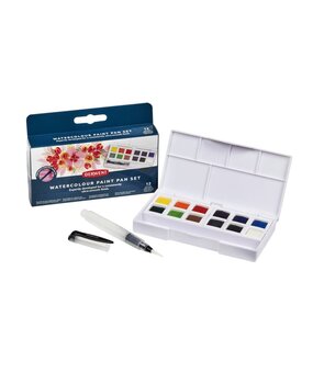 Derwent Watercolour Paint Pan Set with 12 Pans (DWP2306259)