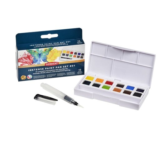 Derwent Inktense Paint Pan Set 1 with 12 Pans (DIB2306243) Derwent Inktense Paint Pan Set 1 with 12 Pans (DIB2306243)