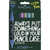 Faber Castell Multimark Acrylmarker Frost Karton Etui (6+2pcs) (FC-186018)